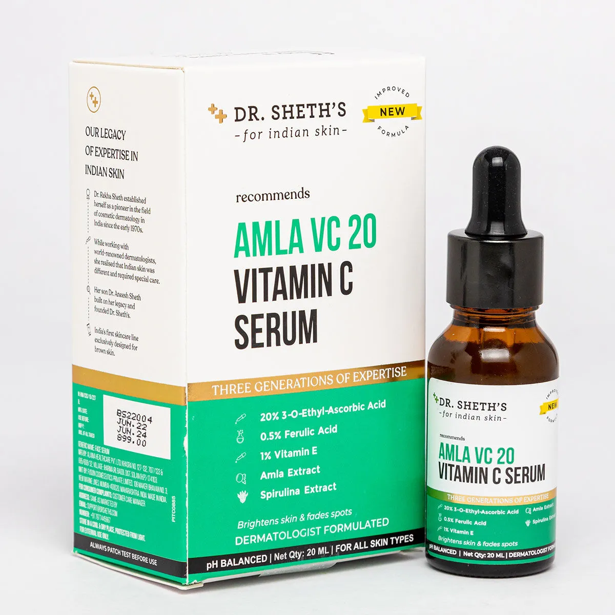 Dr. Sheth's Amla VC20 Vitamin C Serum