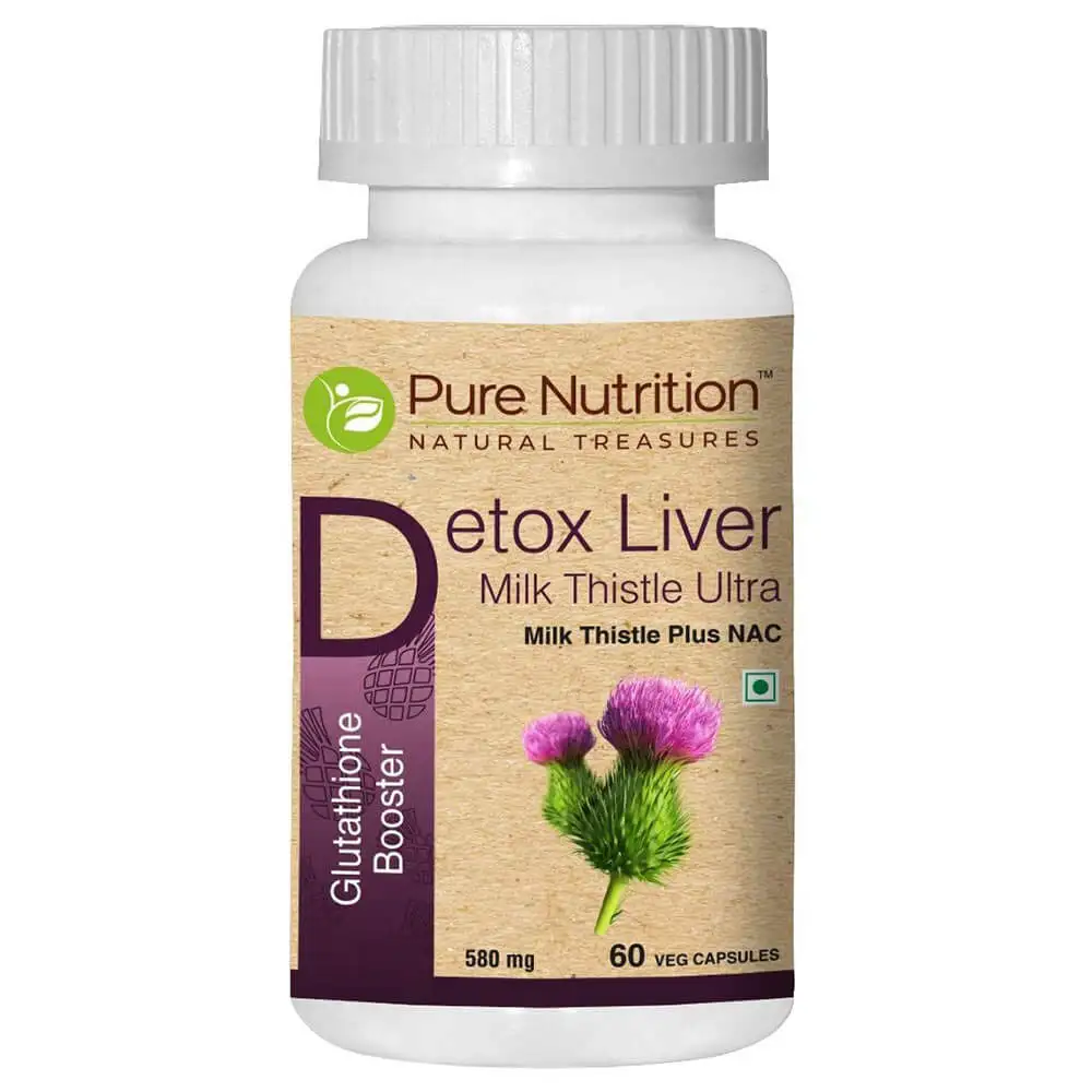 Pure Nutrition Detox Liver Milk Thistle Ultra,  60 capsules