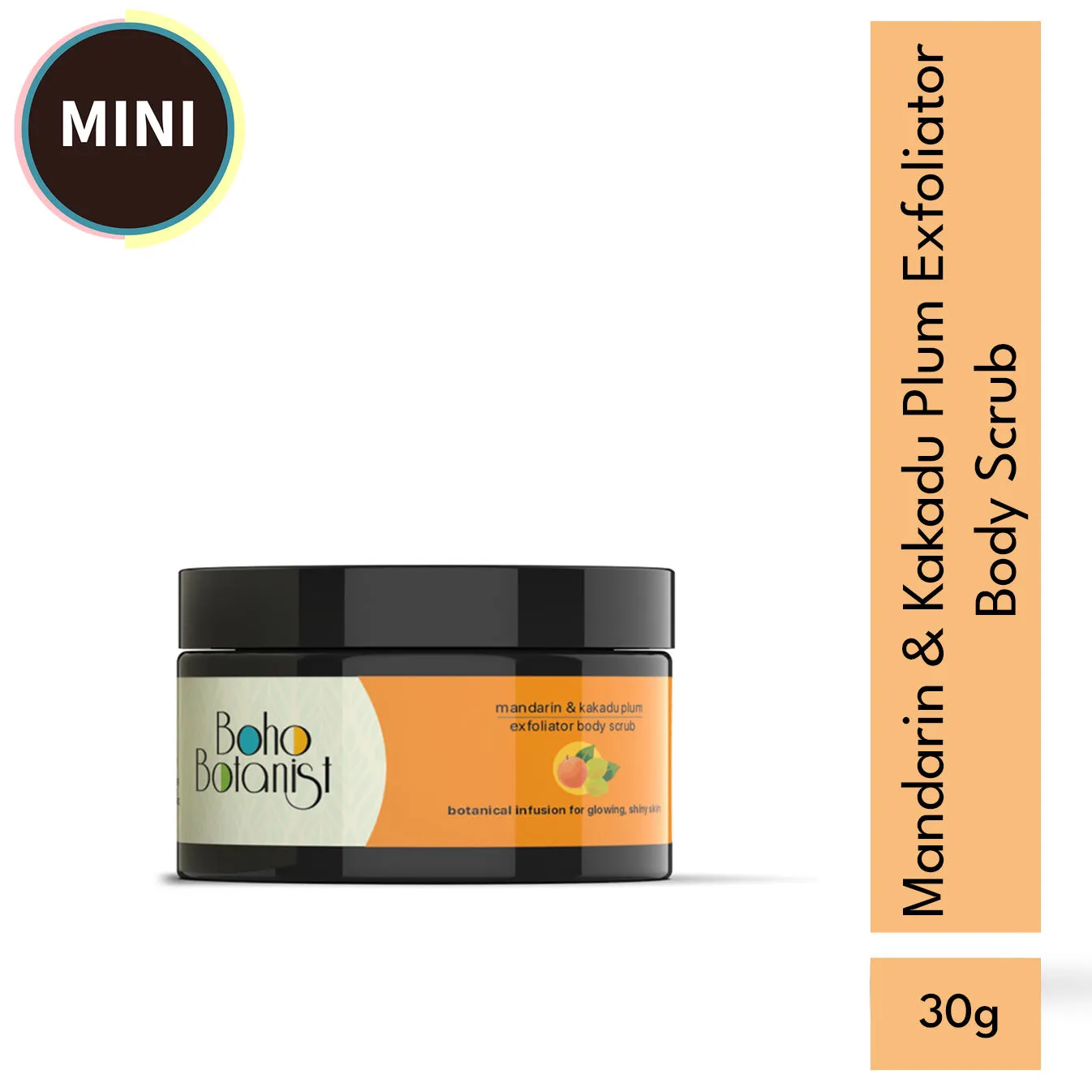 Boho Botanist Mandarin & Kakadu Plum Exfoliator Body Scrub