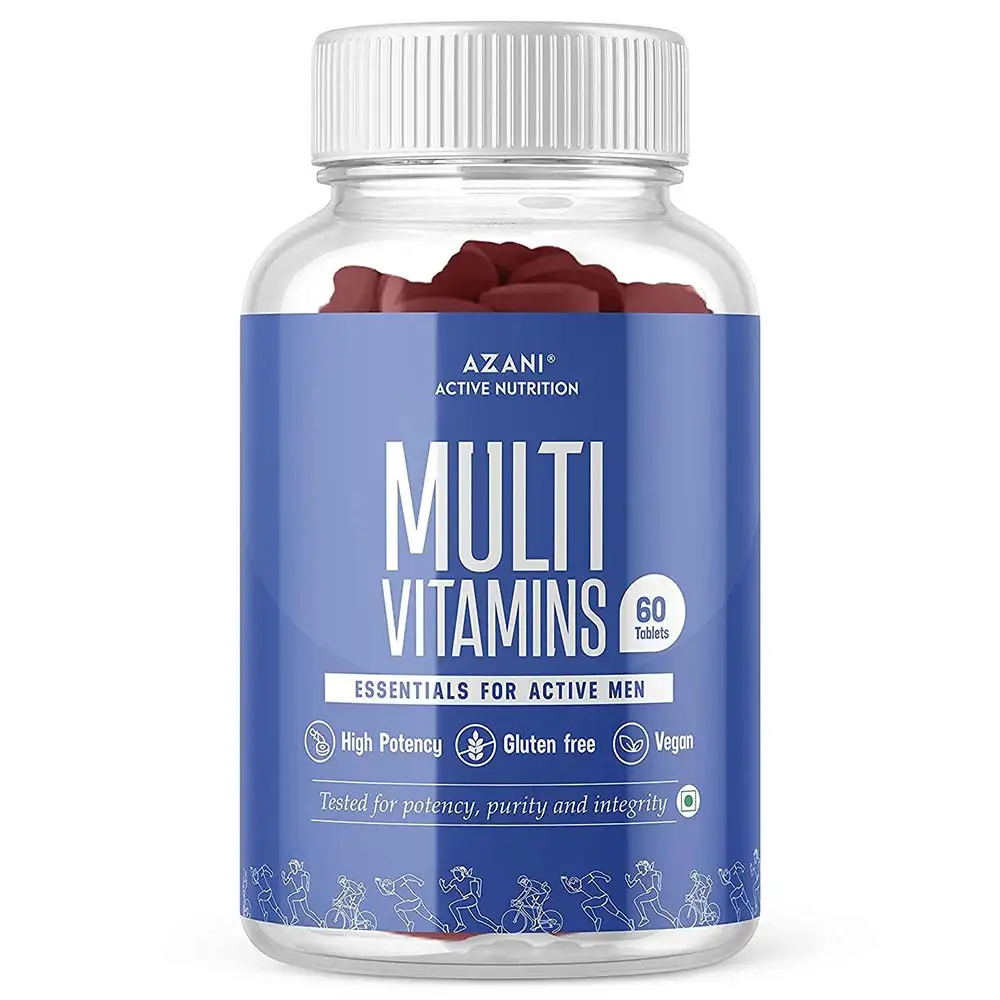 Azani Active Nutrition Multivitamin for Men,  60 tablet(s)  Unflavoured