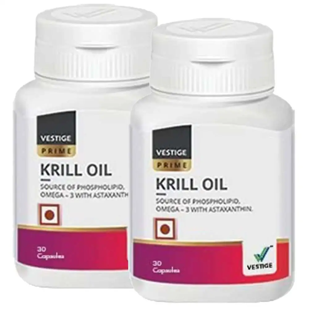 Vestige Prime Krill Oil - Pack of 2,  30 capsules