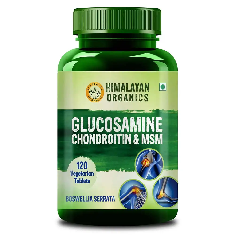 Himalayan Organics Glucosamine Chondroitin & MSM,  120 tablet(s)