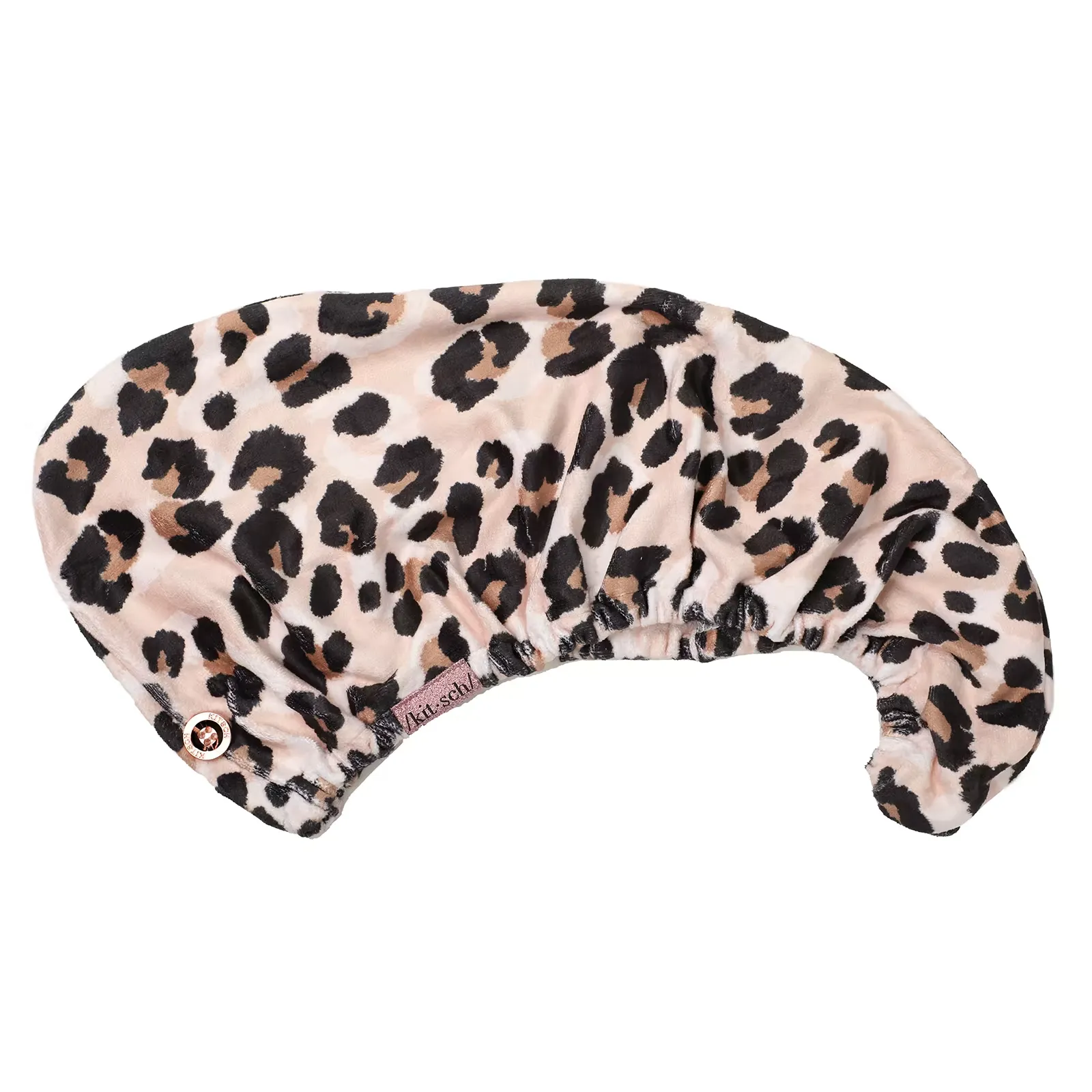 Quick Drying, Microfiber Hair Towel, Leopard, 1 Piece