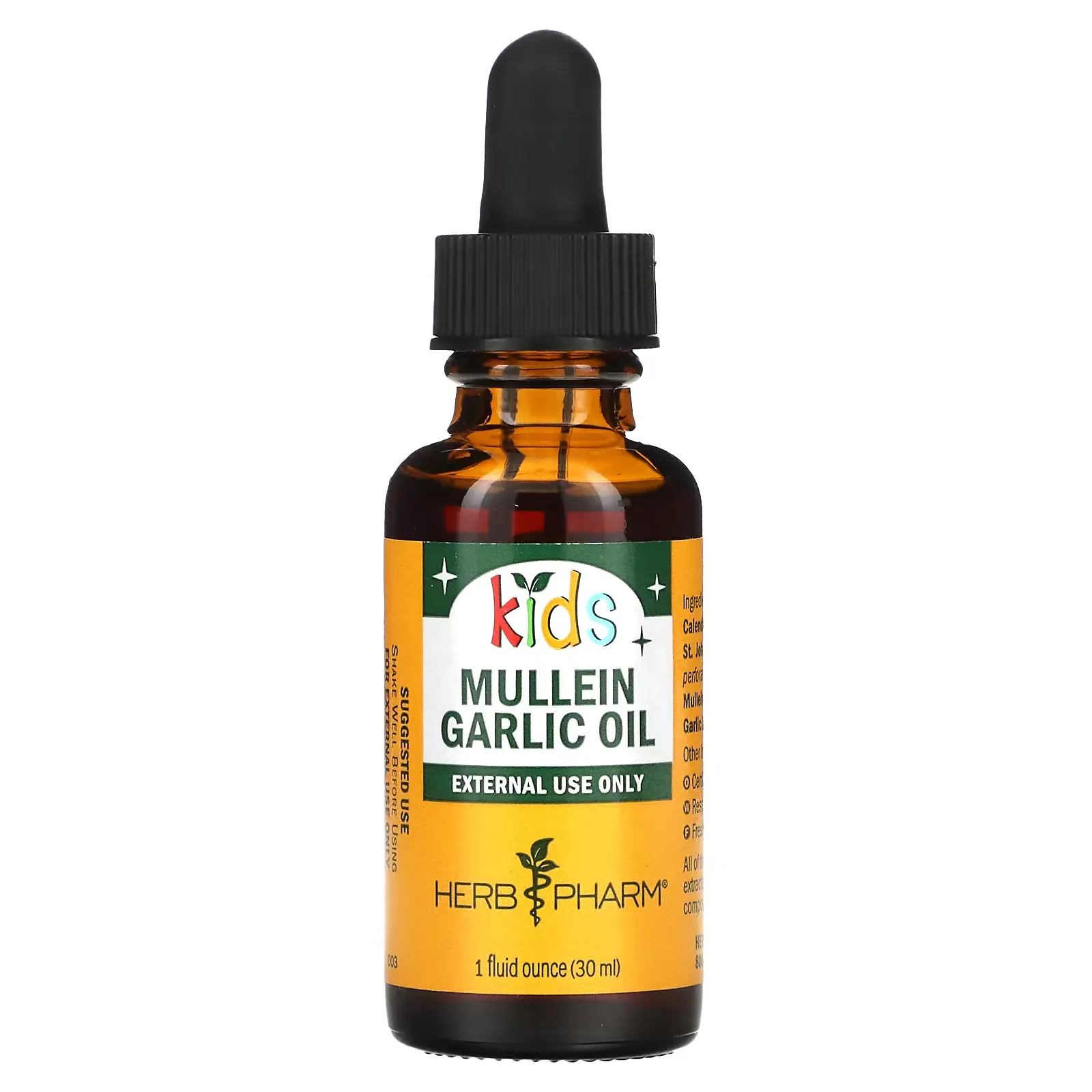 Kids Mullein Garlic Oil, 1 fl oz (30 ml)