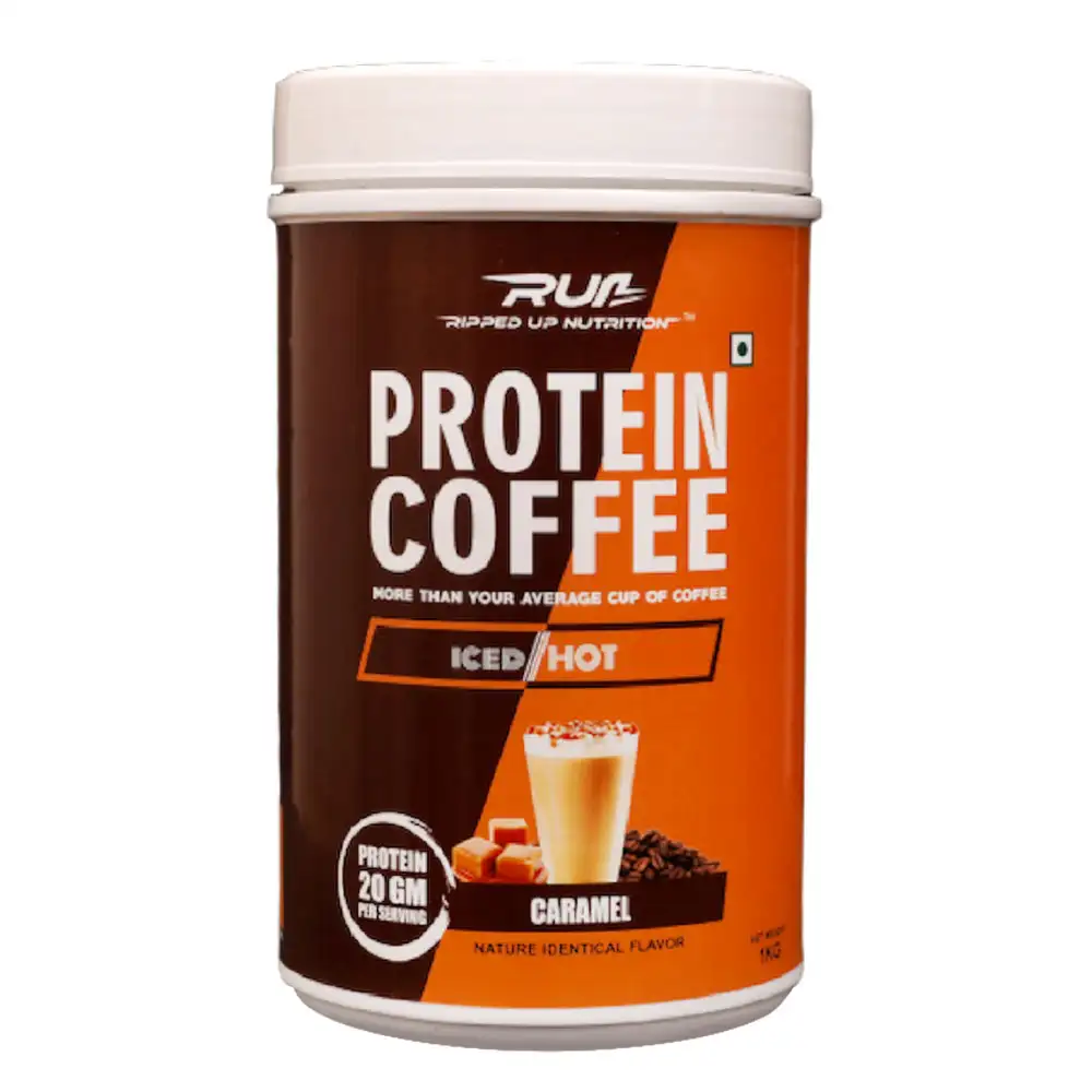 Ripped Up Nutrition Protein Coffee,  1 kg  Caramel