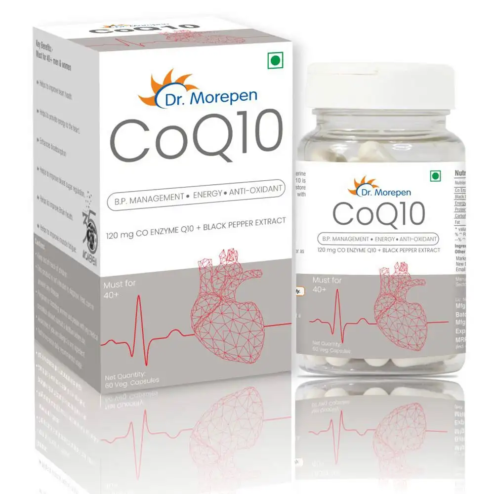 Dr. Morepen CoQ10,  60 veggie capsule(s)