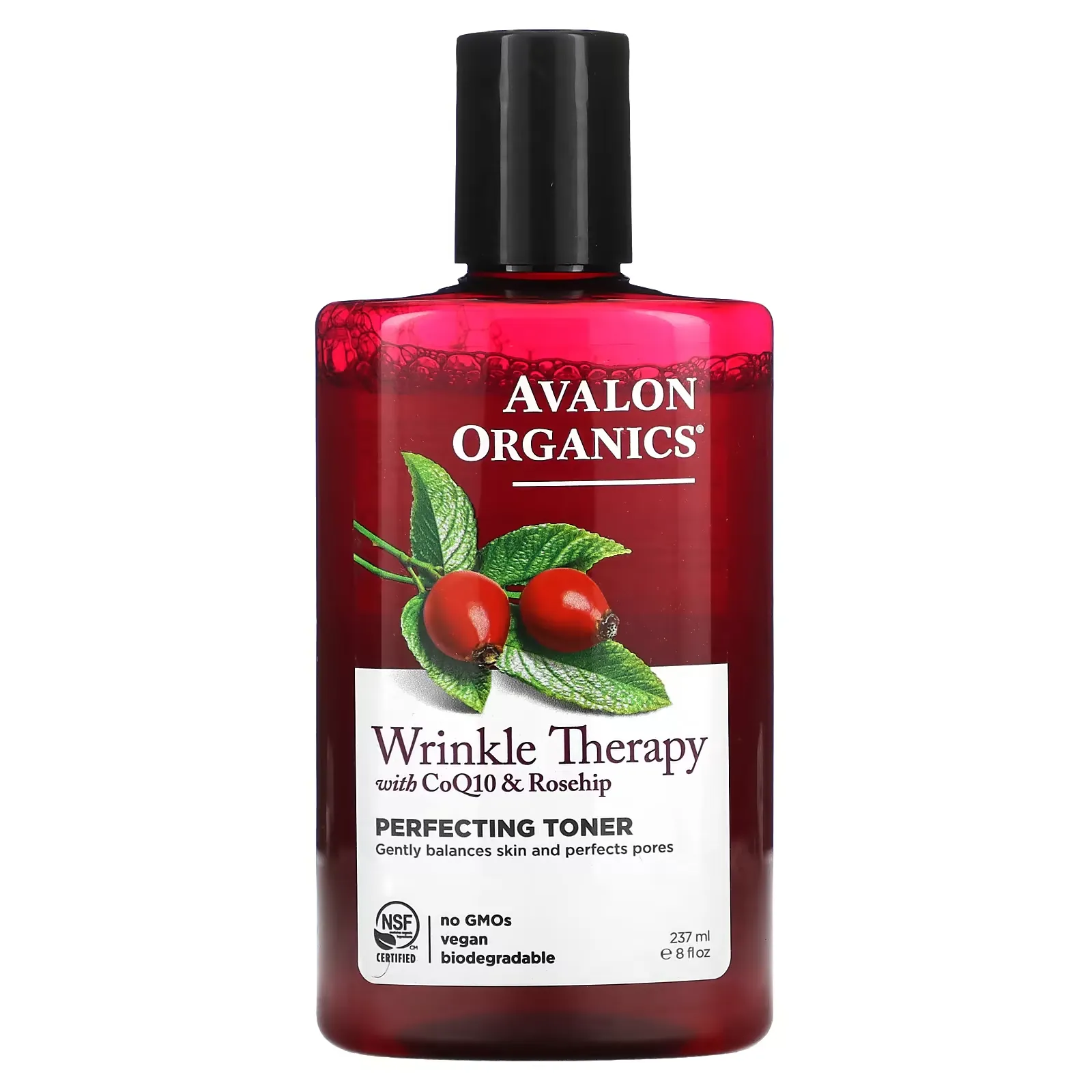 Wrinkle Therapy, With CoQ10 & Rosehip, Perfecting Toner, 8 fl oz (237 ml)