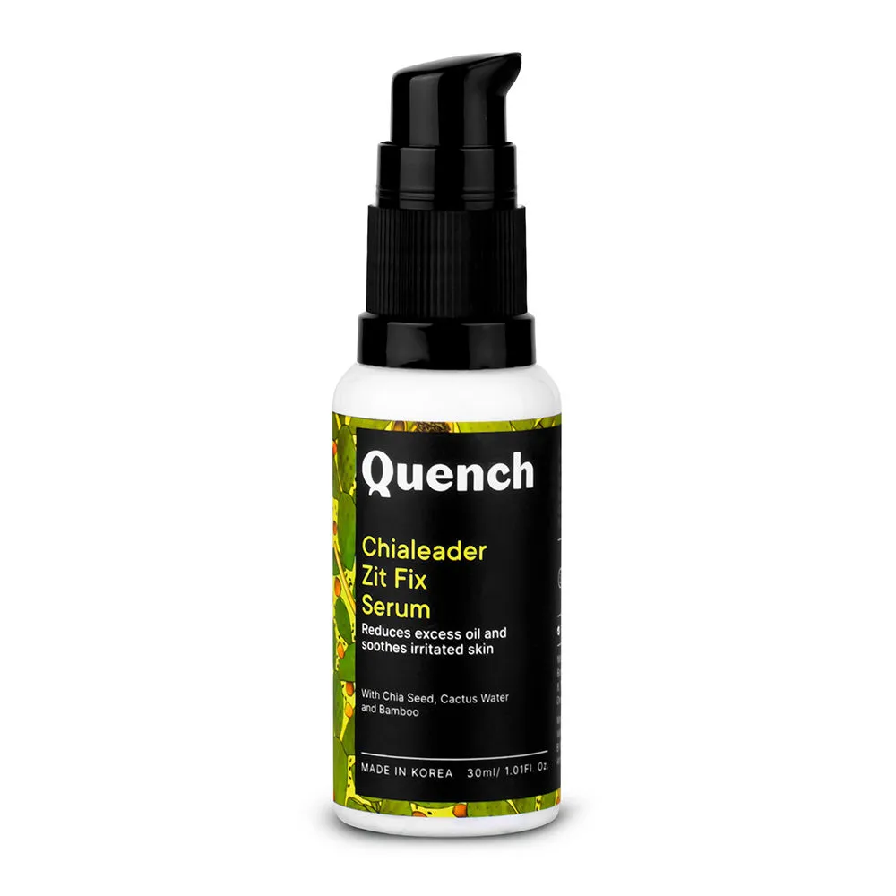 Quench Chialeader Zit Fix Serum, Controls Acne And Excess Oil With Tea Tree & Salicylic Acid