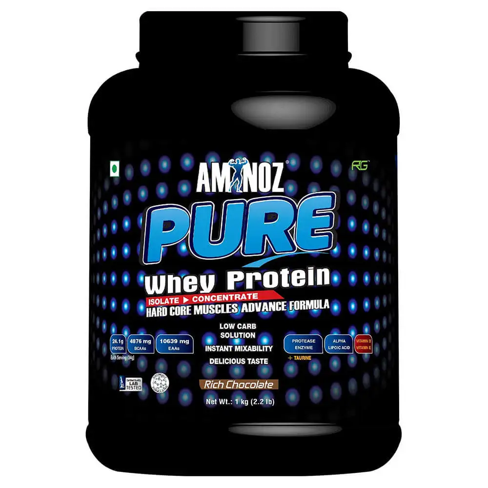 Aminoz Pure Whey Protein,  2.2 lb  Chocolate