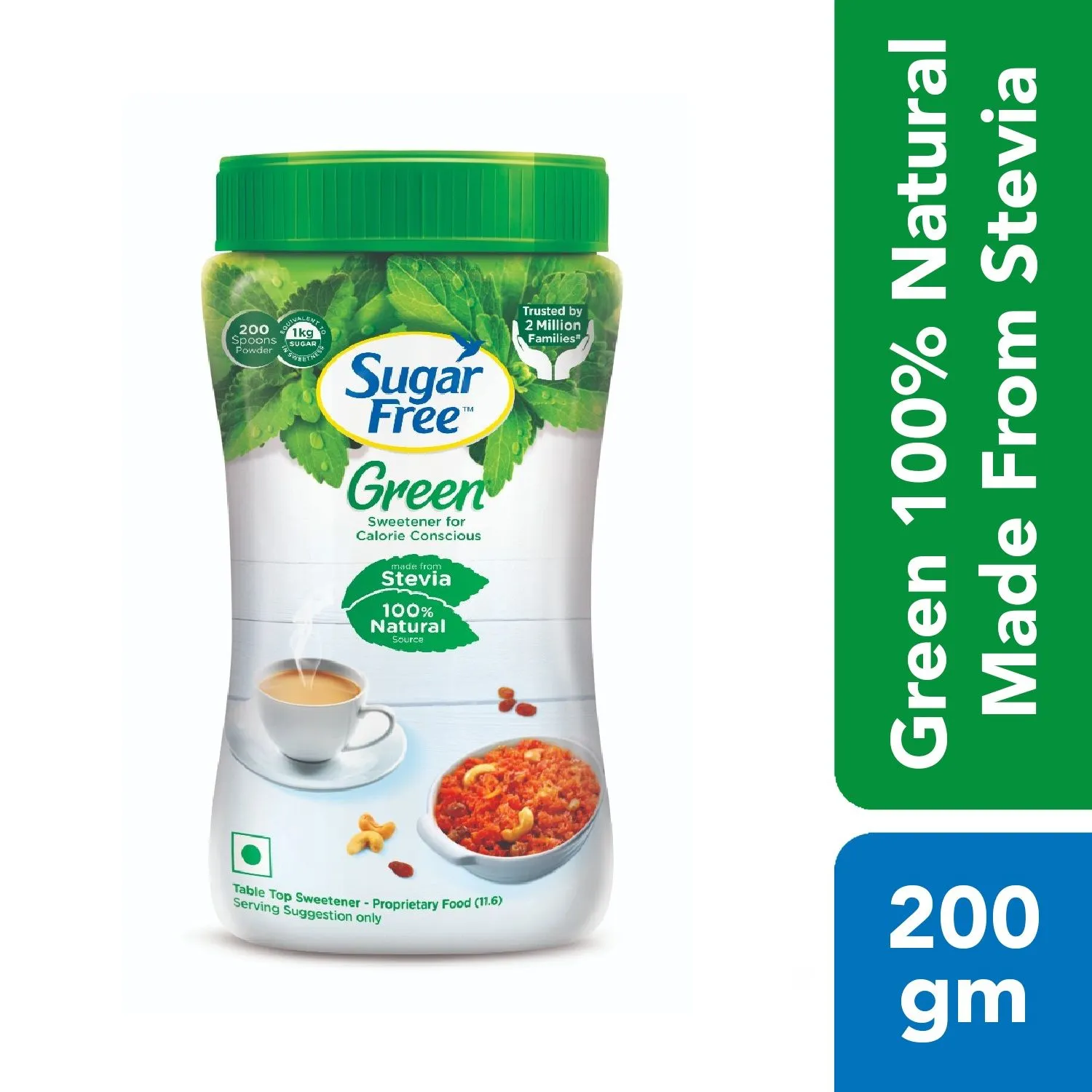 Sugarfree Green 100% Natural Made From Stevia Pouch