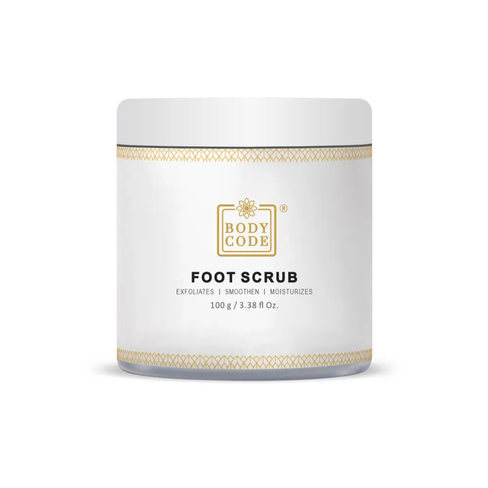 Body Code Foot Scrub for Exfoliates Smoothens Moisturizes