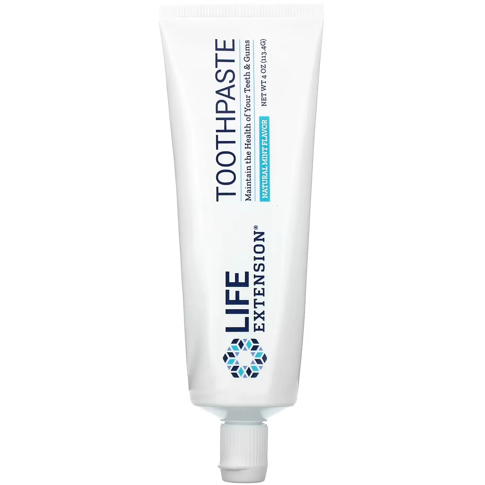 Toothpaste, Natural Mint Flavor, 4 oz (113.4 g)