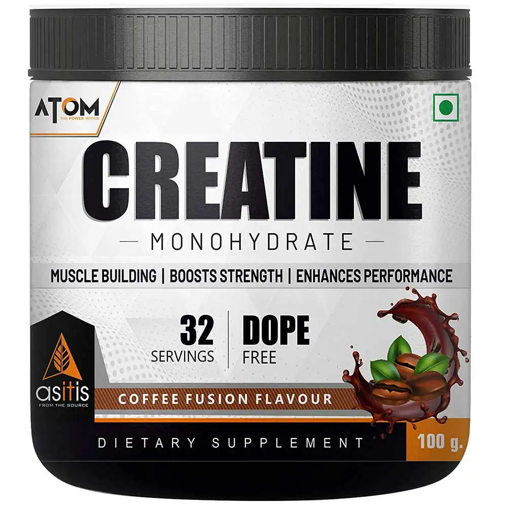 AS-IT-IS Nutrition ATOM Creatine Monohydrate,  Coffee Fusion  0.22 lb