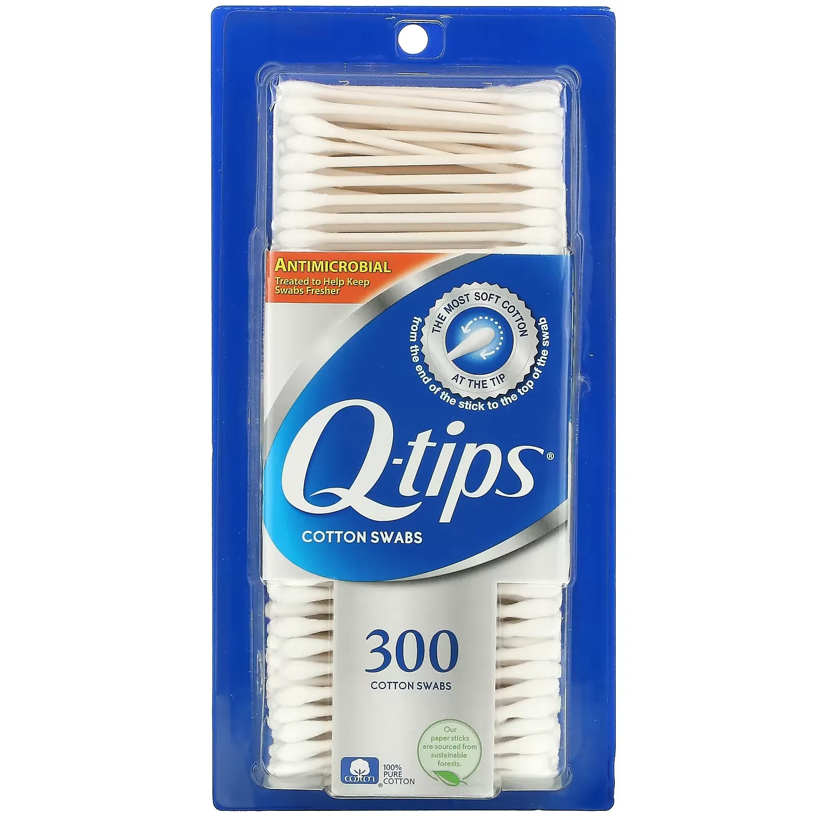 Cotton Swabs,  300 Swabs