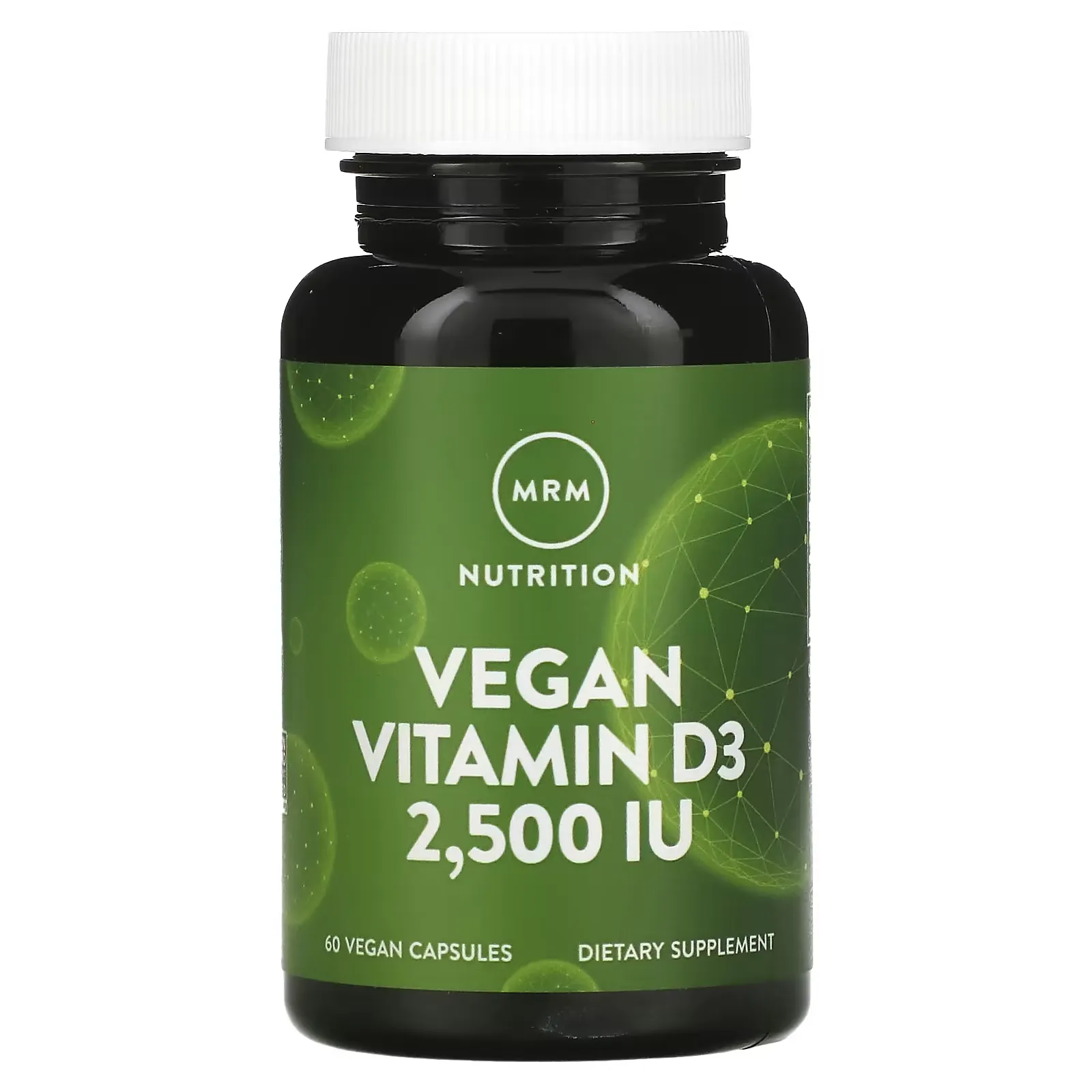 Vegan Vitamin D3, 2,500 IU, 60 Vegan Capsules