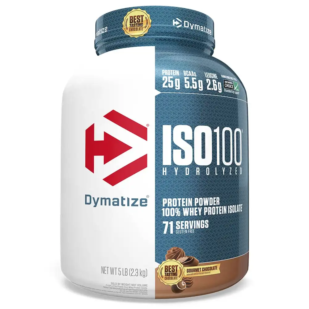 Dymatize Iso-100 Protein,  5 lb  Gourmet Chocolate