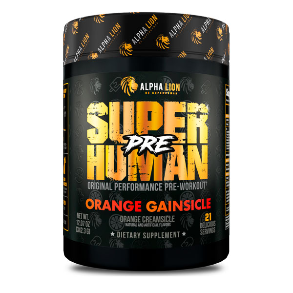 SuperHuman Pre - Orange Creamsicle - 21 Servings (New Formula)