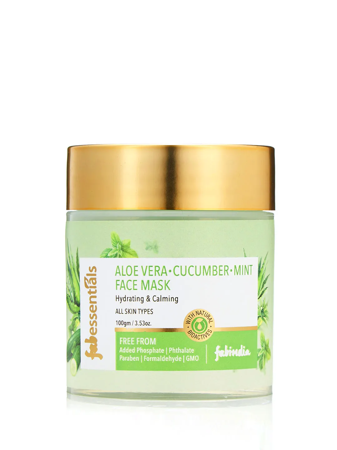 Fabessentials Aloe Vera Cucumber Mint Face Mask