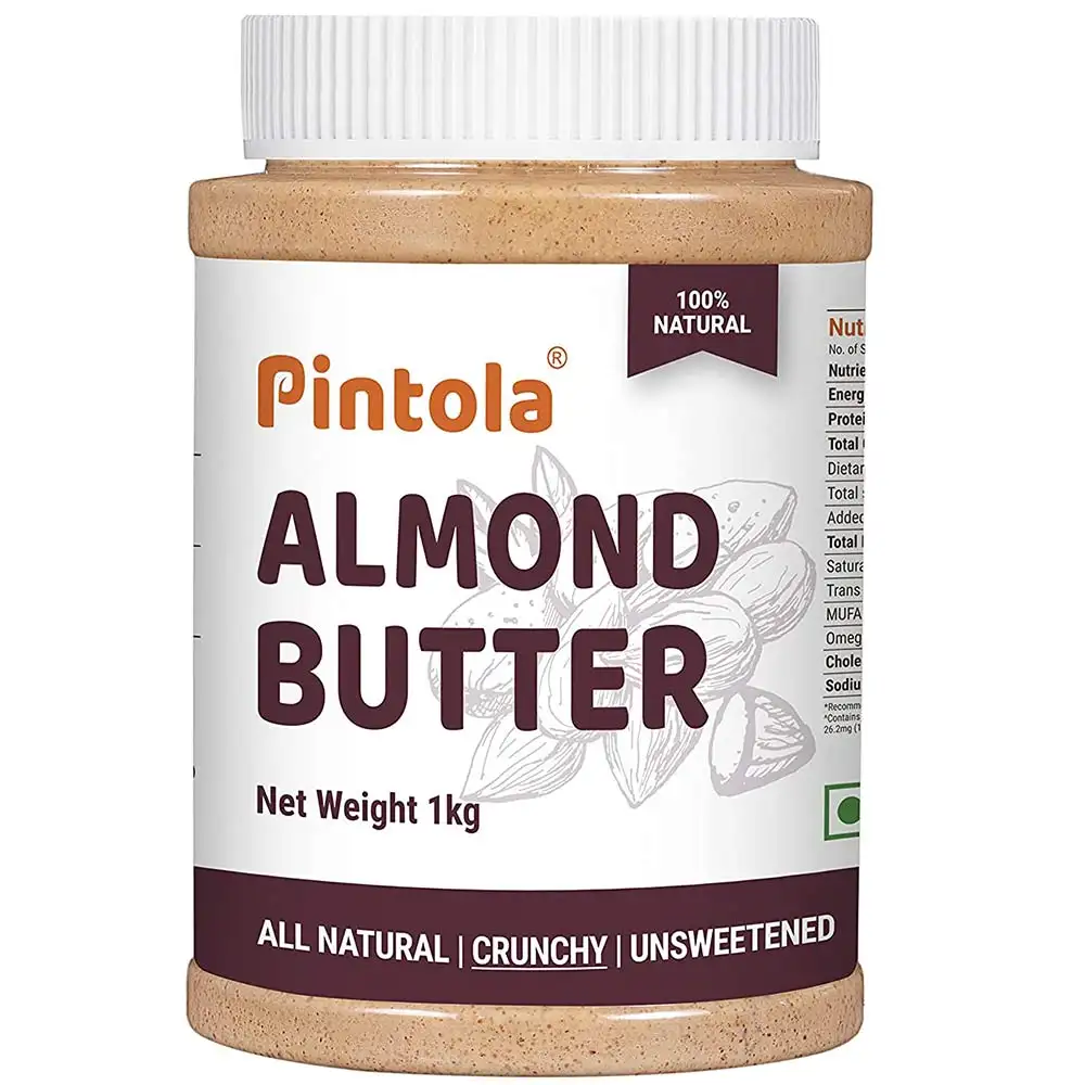 Pintola All Natural Almond Butter,  Crunchy  1 kg