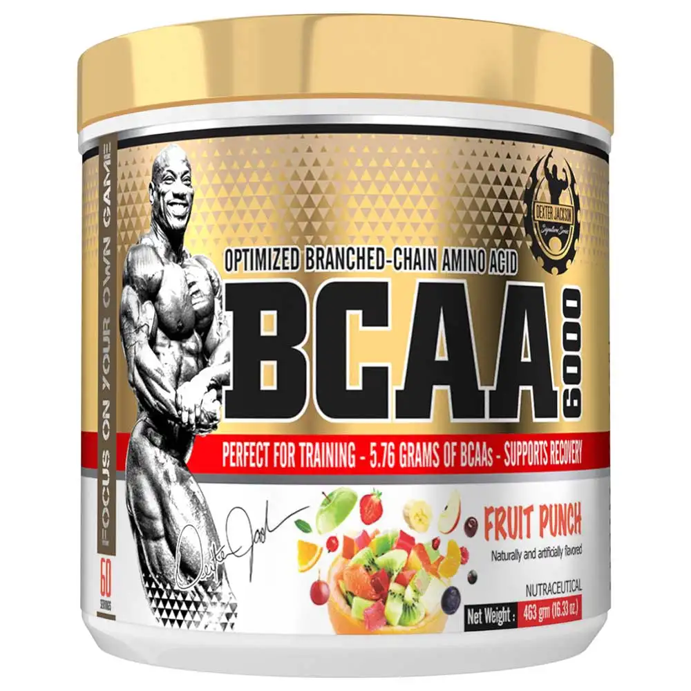 Dexter Jackson BCAA 6000,  1.02 lb  60 Servings  Fruit Punch