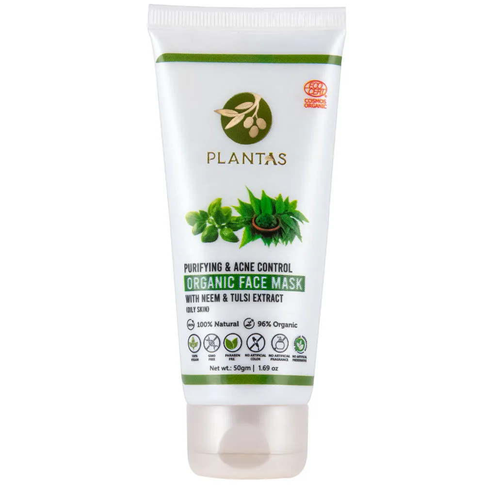 PLANTAS Purifying & Acne Control Organic Face Mask