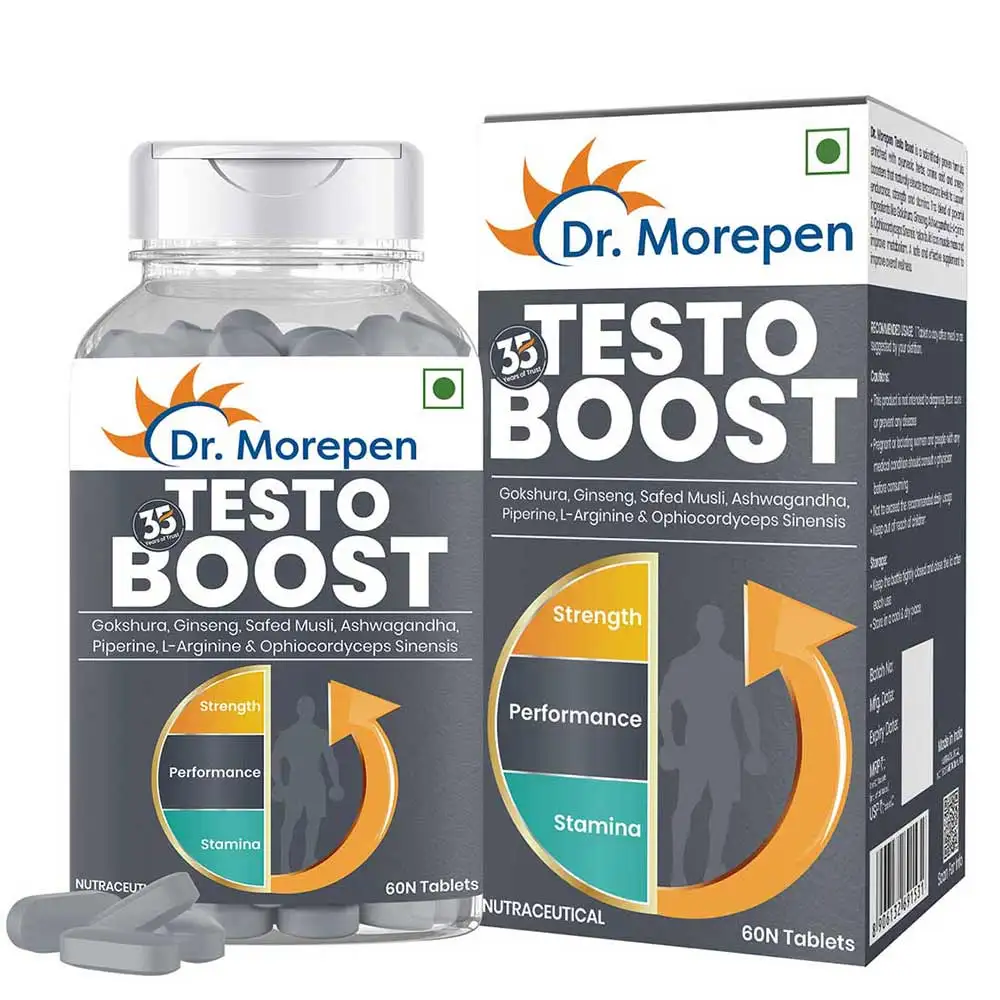 Dr. Morepen Testo Boost,  60 tablet(s)  Unflavoured