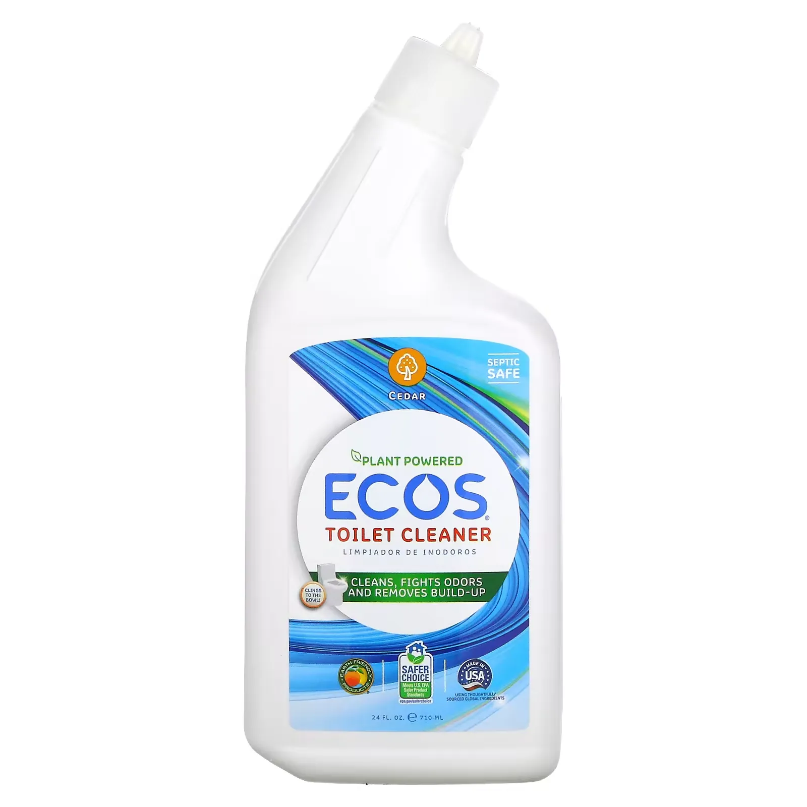 Ecos, Toilet Cleaner, Cedar, 24 fl oz (710 ml)