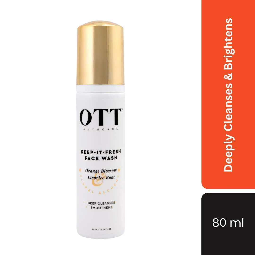 OTT SKYNCARE Keep-It-Fresh Face Wash With Salicylic Acid & Orange Blossoms