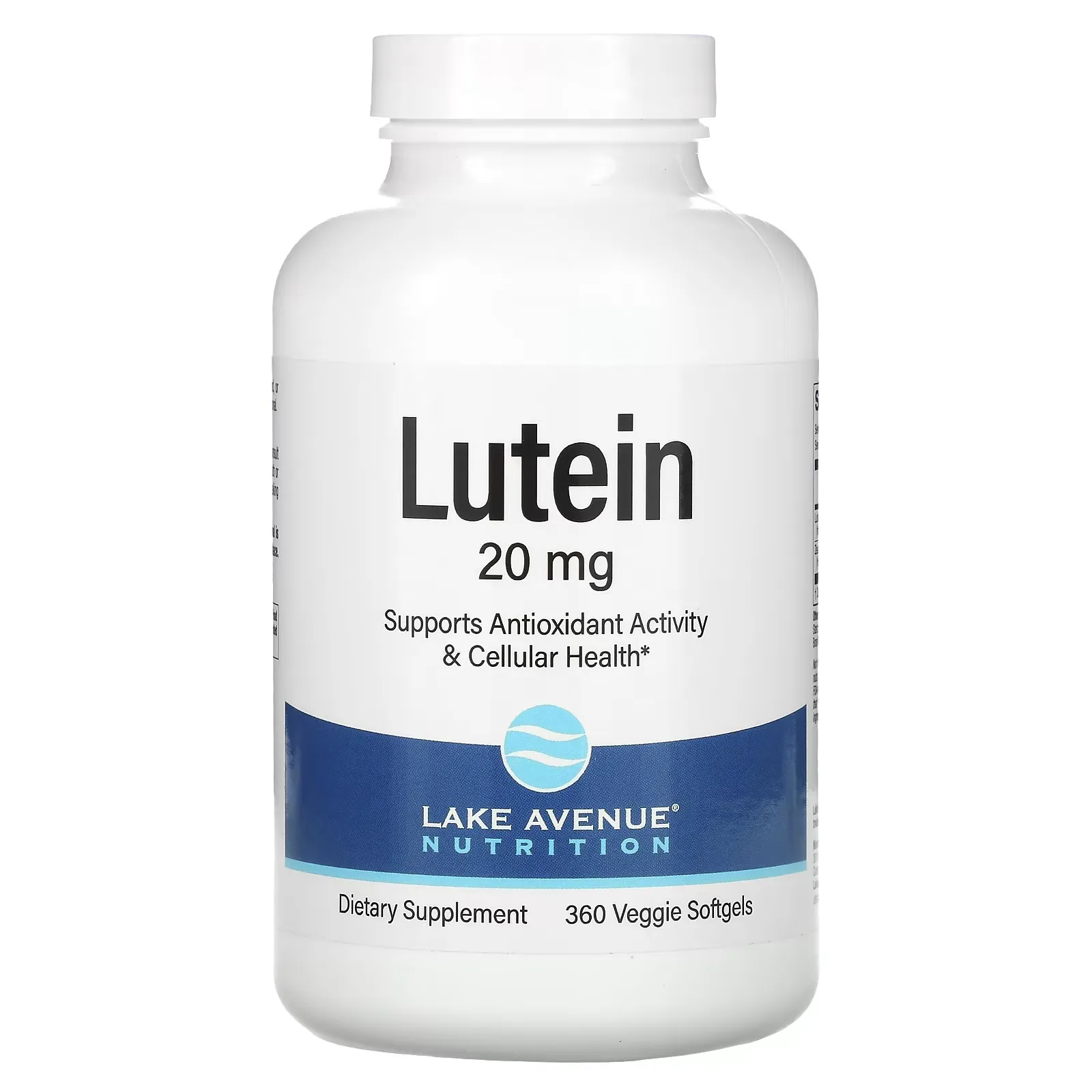 Lutein, 20 mg, 360 Veggie Softgels