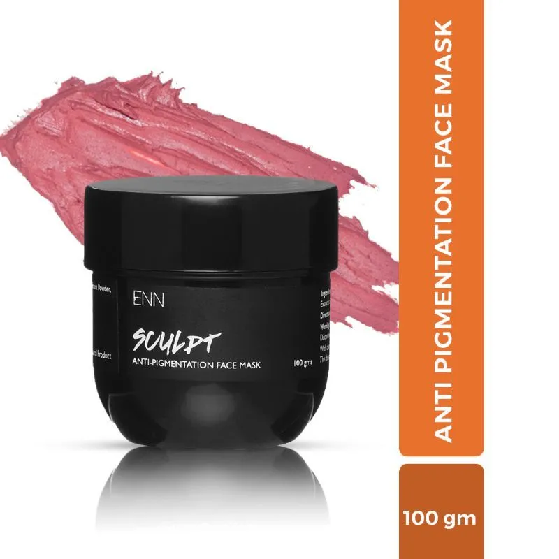 ENN Sculpt Anti Pigmentation De-Tan Skin Toning Face Mask Enriched with Red Clay,Kaolin Clay