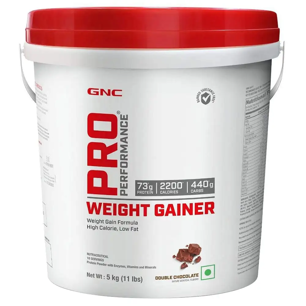 GNC Pro Performance Weight Gainer,  11 lb  Double Chocolate