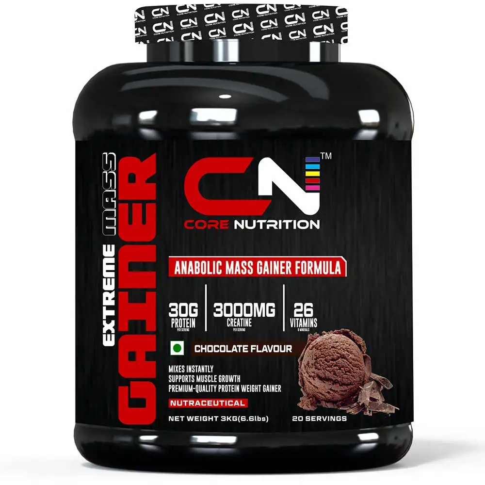 Core Nutrition Extreme Mass Gainer,  6.6 lb  Chocolate