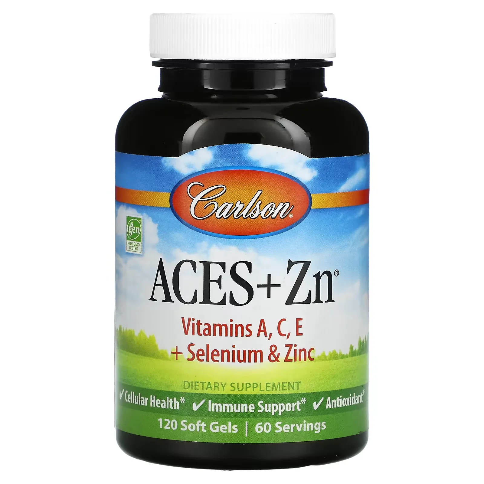 Aces + Zn, 120 Soft Gels