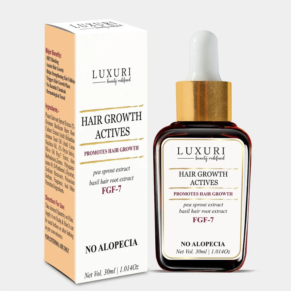 Luxuri Hair Growth Actives Promotes Hair Growth