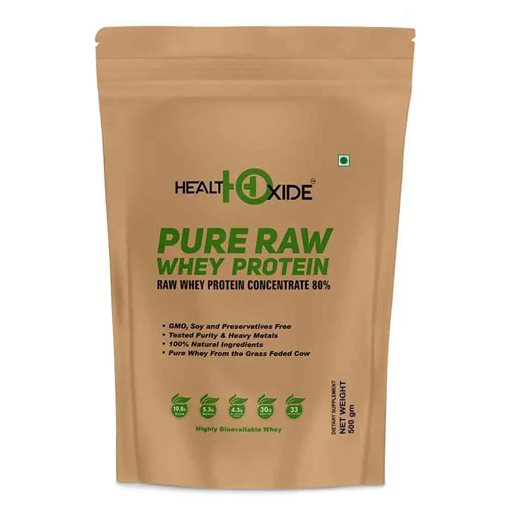 Health Oxide Pure Raw Whey Protein,  1.1 lb  Unflavoured