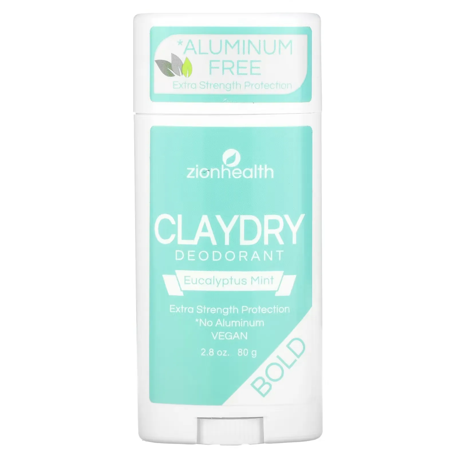 Bold, ClayDry Deodorant, Eucalyptus Mint, 2.8 oz (80 g)