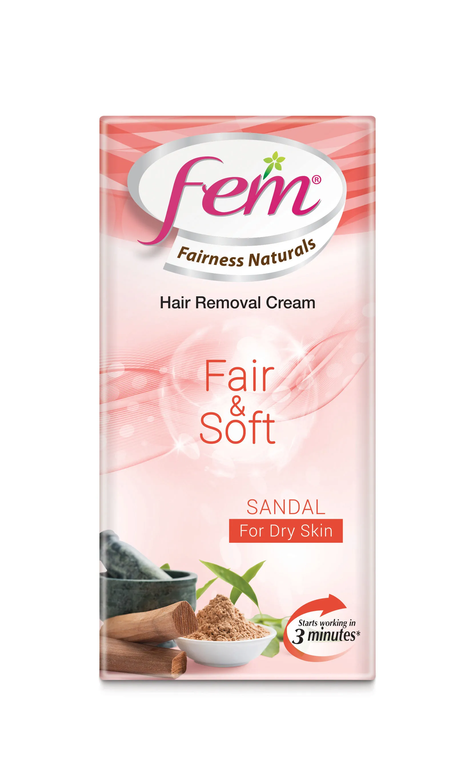 Fem Fair & Soft Sandal Hair Removal Cream - Dry Skin