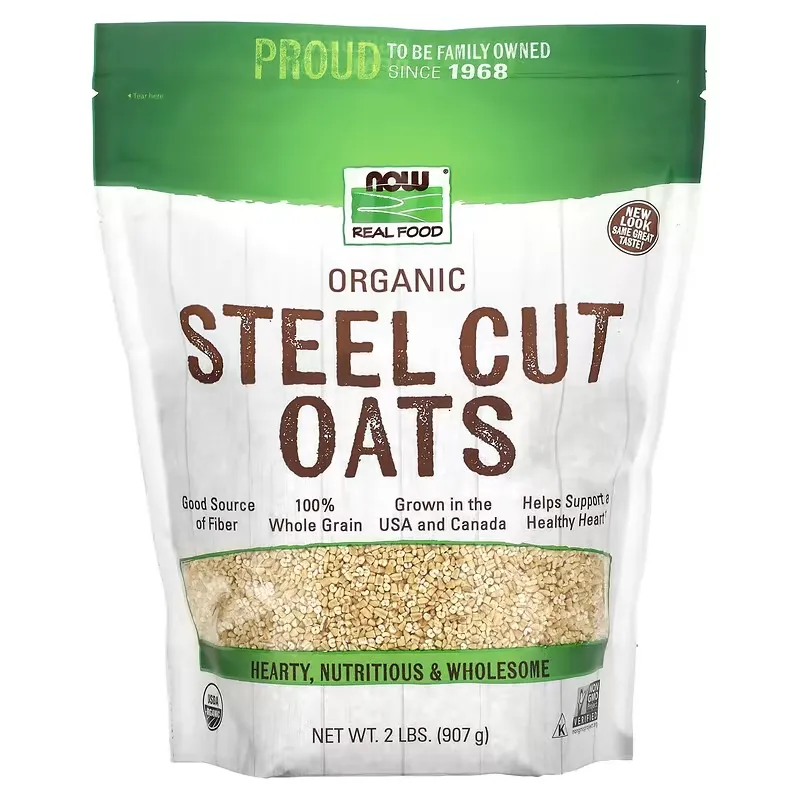 Real Food, Organic Steel Cut Oats, 2 lbs (907 g)