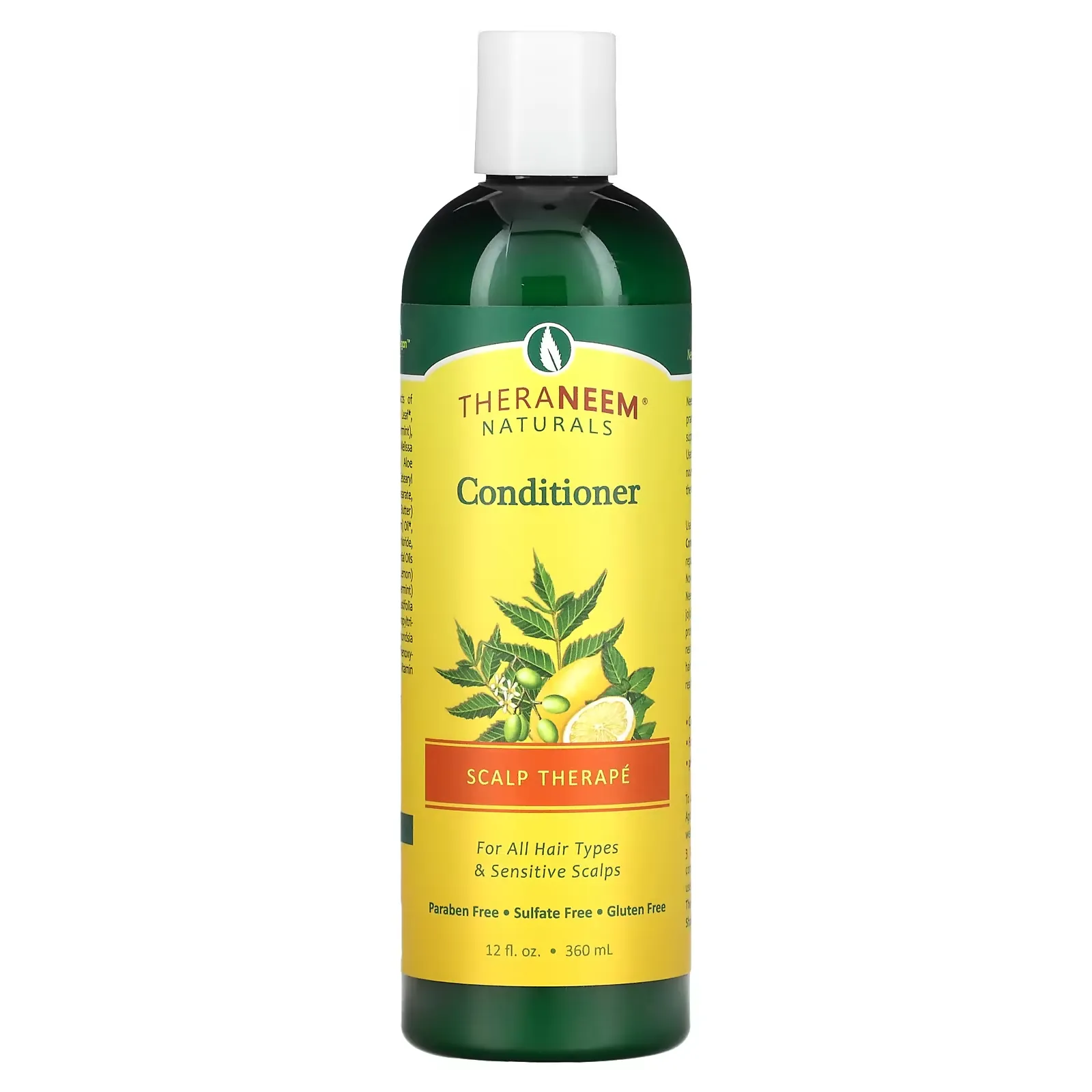 TheraNeem Naturals, Scalp Therape Conditioner, For All Hair Types & Sensitive Scalps, 12 fl oz (360 ml)