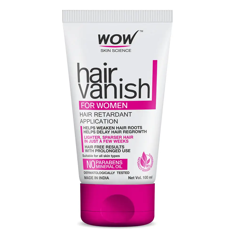 WOW Skin Science Hair Vanish for Women,  100 ml  for All Skin Types