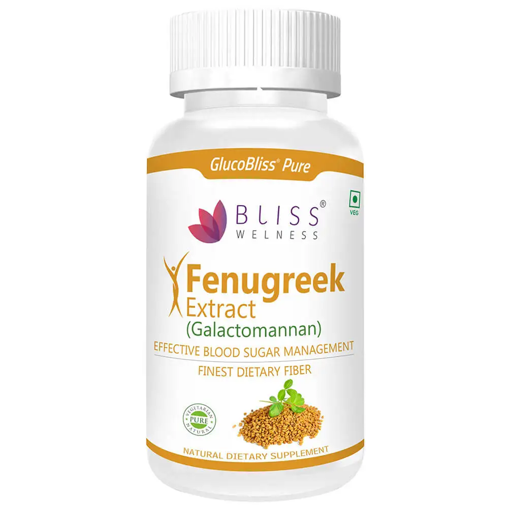 Bliss Welness Fenugreek Extract,  60 capsules