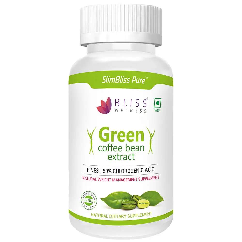 Bliss Welness Green Coffee Bean Extract,  20 capsules