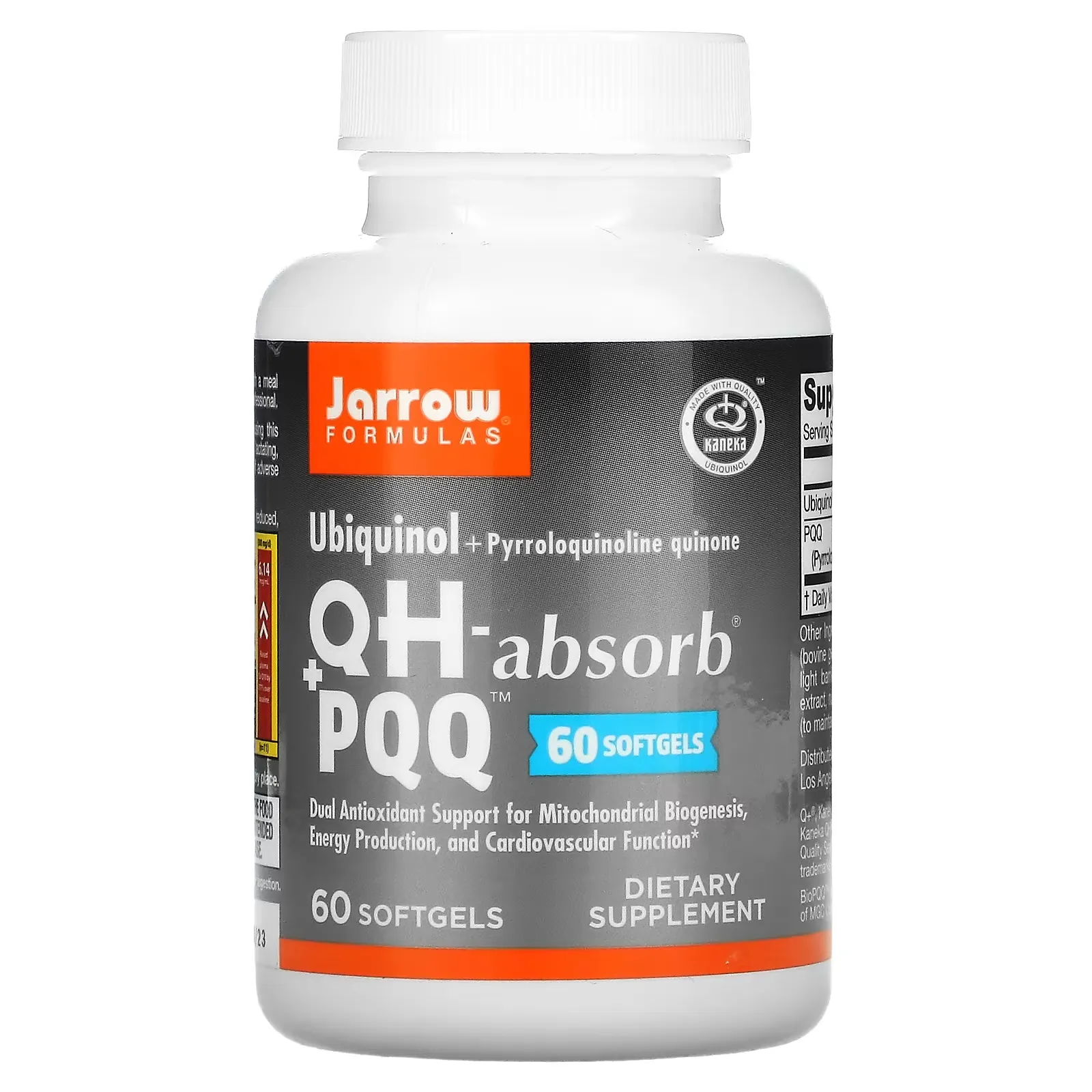 Ubiquinol, QH-Absorb + PQQ, 60 Softgels