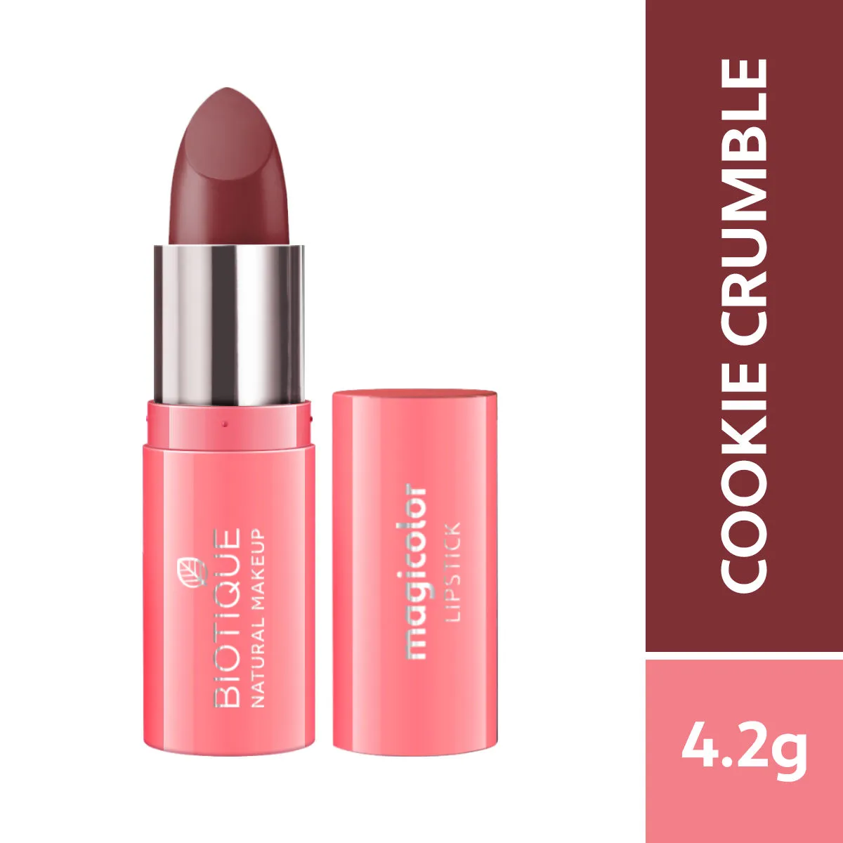 Biotique Natural Makeup Magicolor Lipstick - Cookie Crumble