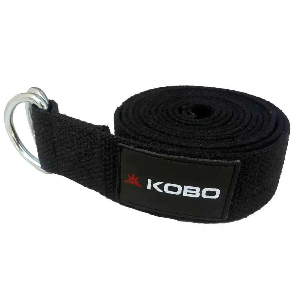 KOBO Yoga Strap (WTA-22),  Black  90 in