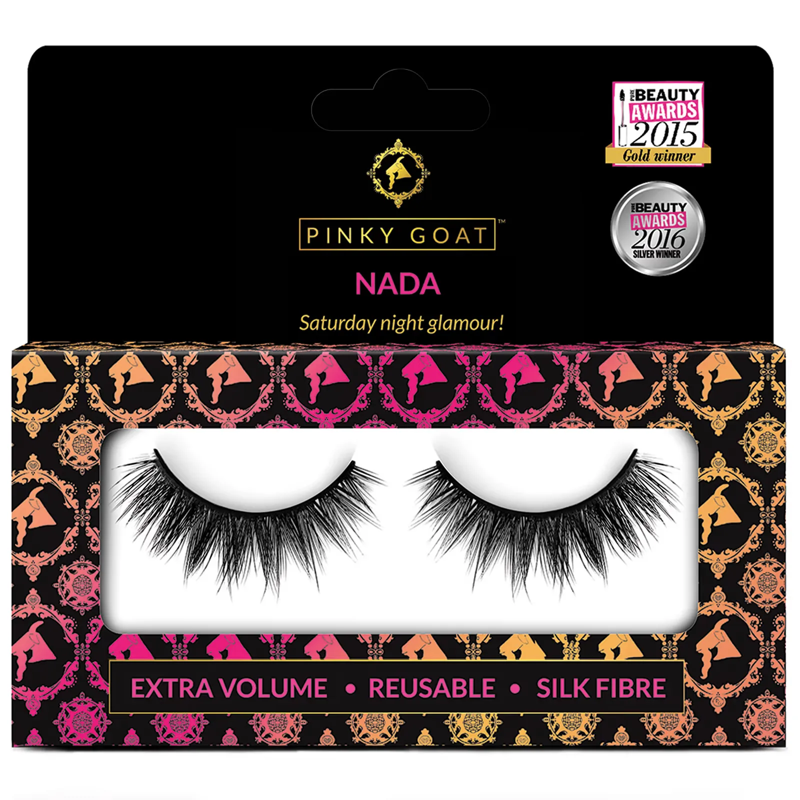 Nada, Extra Volume False Eyelashes, 1 Pair