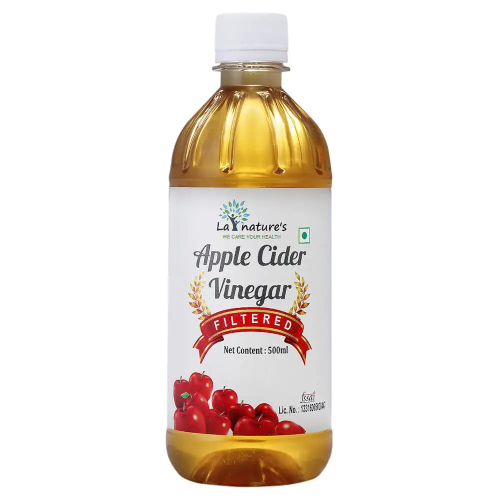 La Nature's Apple Cider Vinegar Filtered,  0.5 ml  Unflavoured