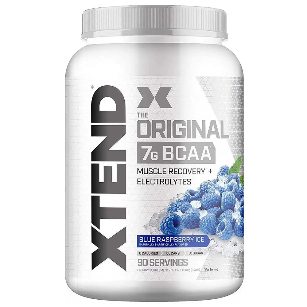 Scivation Xtend BCAA (Intra Workout Catalyst),  2.78 lb  90 Servings  Blue Raspberry Ice