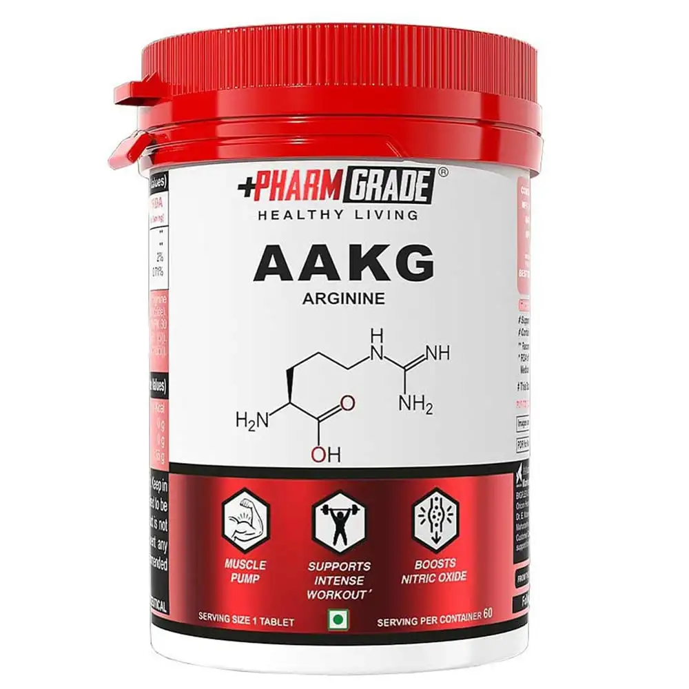 Pharmgrade Healthy Living AAKG Arginine,  60 tablet(s)