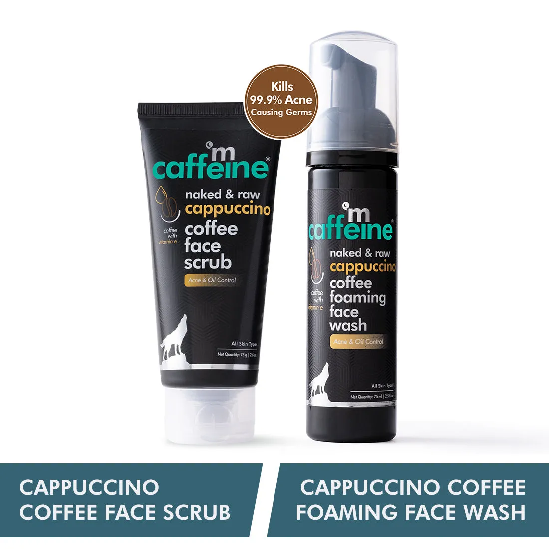 MCaffeine Acne And Pimples Controlling Face Wash & Face Scrub Combo